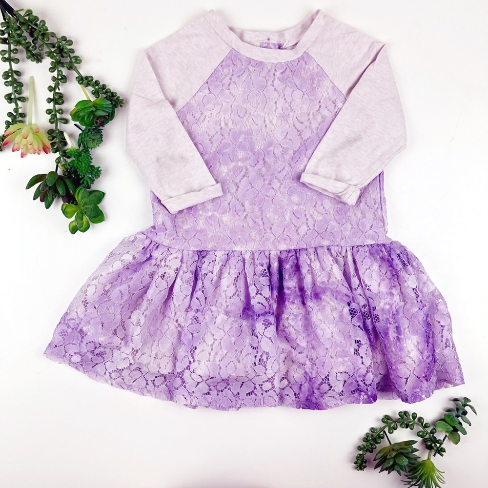 Pippa & Julie Lavander Lace Dress